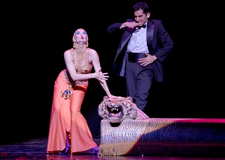 Dancers Kimberly Cowen and Michael Eaton. Photographer Steve Wilson. Copyright Kansas City Ballet.