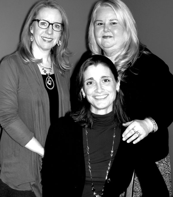 Emily Behrmann, Krista Blackwood and Sidonie Garrett
