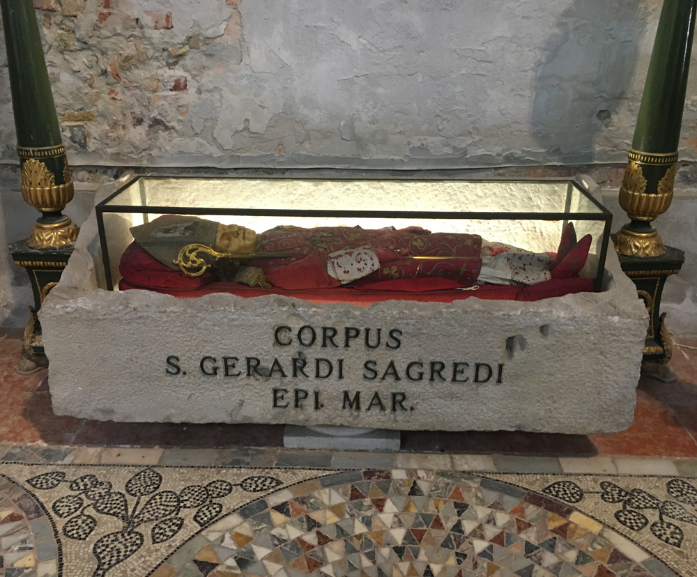 St. Gerardus, Jerry’s namesake! A somewhat grisly surprise.
