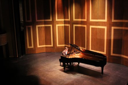 Behzod Abduraimov plays the piano at the Folly Theater